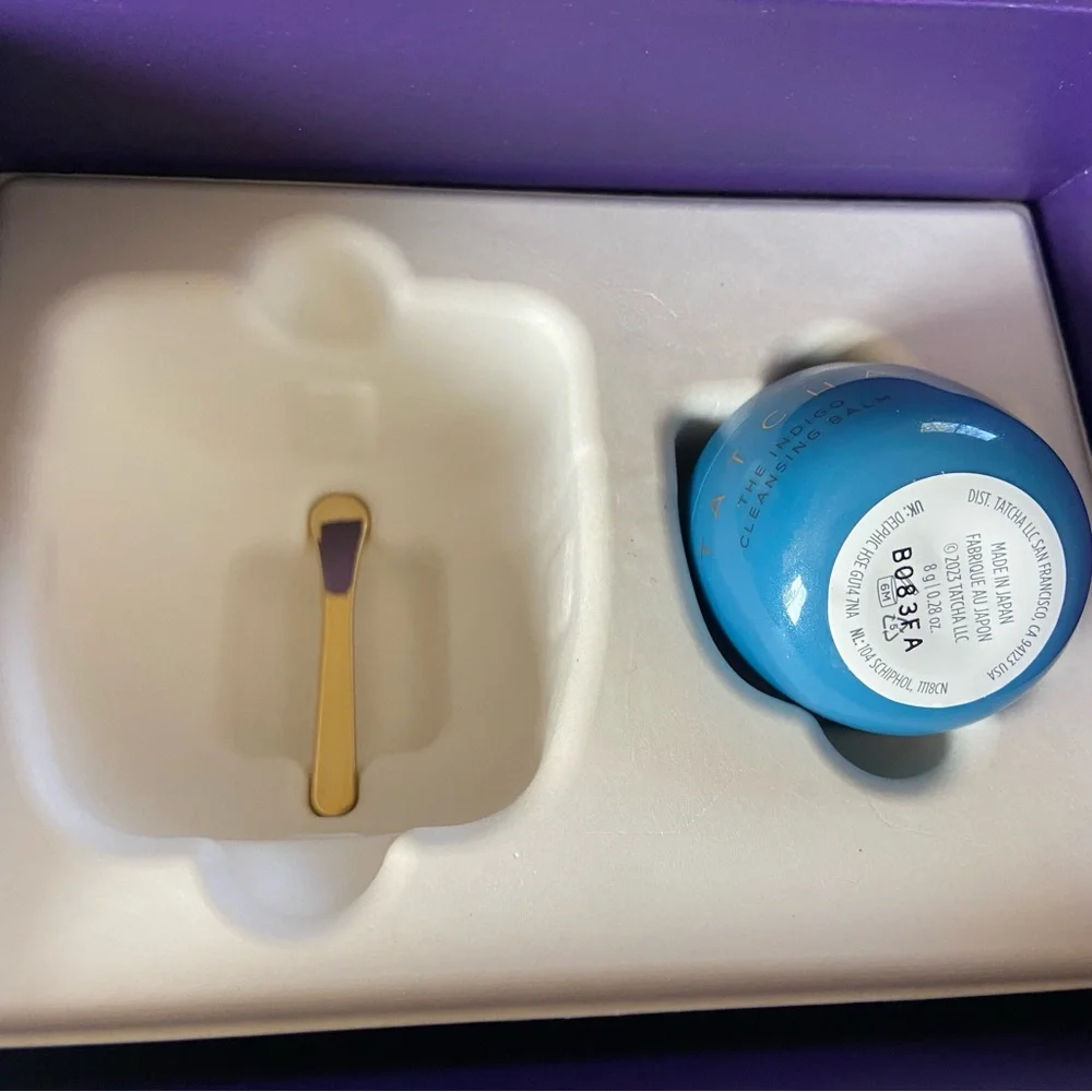 NWT Tatcha Japanese Indigo Cleanse + Furoshiki Cloth